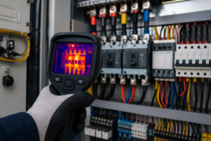 Mantenimiento eléctrico predictivo análisis termografico