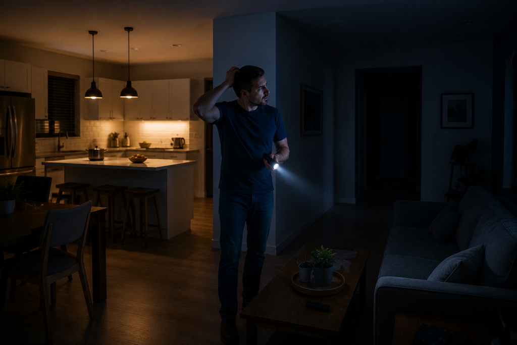 Se corto la luz en una parte de la casa